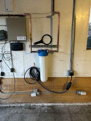 Water softener installation