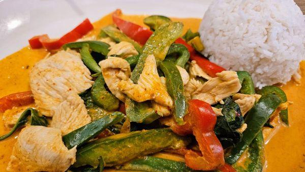 Panang chicken curry