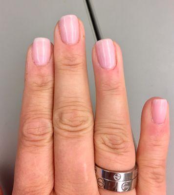 Nails neutral pink #15