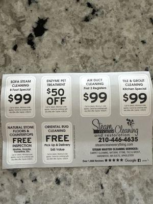 Coupon (back)