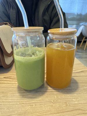 Haruto Matcha Latte, Passionfruit Green Tea