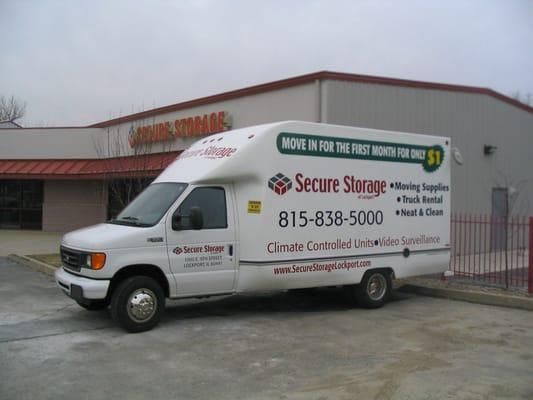 We have our own moving truck for you to use when you move in. Discounts are given to our customers.