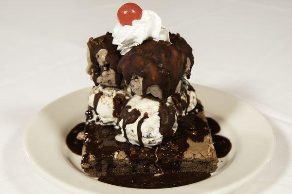 brownie sundae