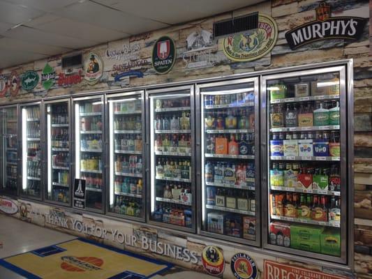 a wide selection of craft beers