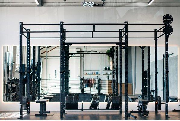 Squat rack area. ~BNev Photo @bnevphoto