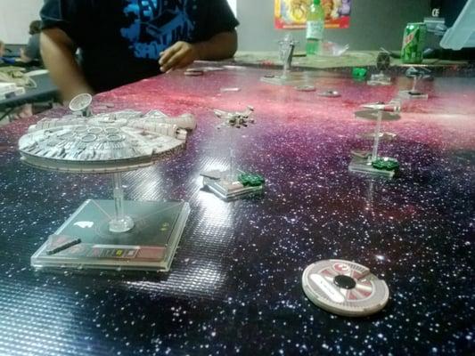 Star wars x-wing is available to play, its freakin awesome!