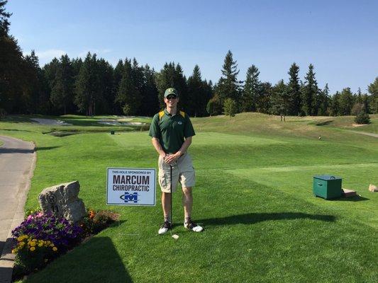 Dr. Hartwig sponsors a tee box at the annual Opal Creek Ancient Forest fundraiser golf tournament.  It's a great event for a great place!