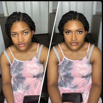 Before and After (Natural Glam)