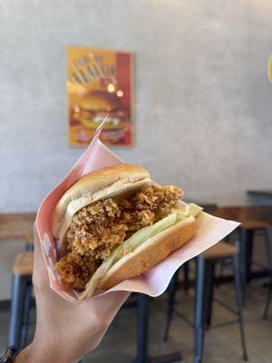 01. Macho Crispy Chicken Sandwich