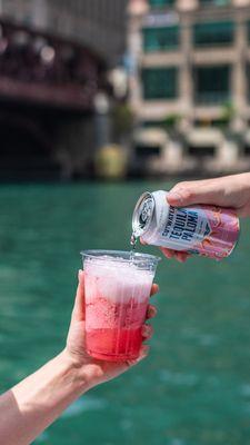 Strawberry Marg Float!