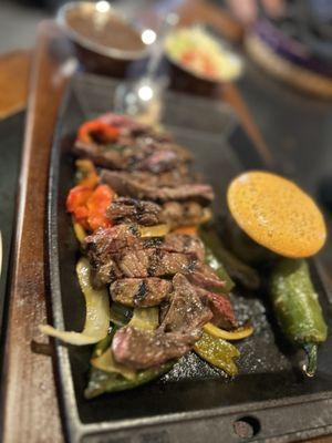 Steak fajitas are always a great choice!!