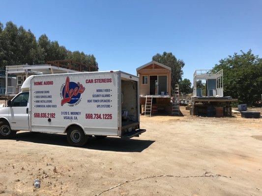 House boat install