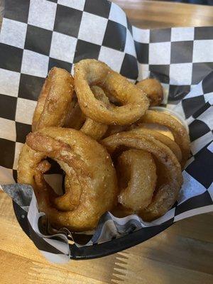 Crispy onion rings