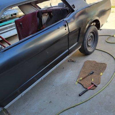 Door and quarter panel replacement