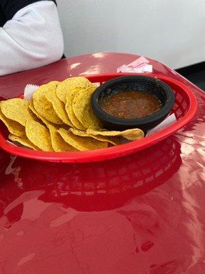 Chips and salsa - very good