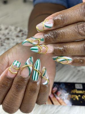 Stylish nail designs from Glo nail lounge