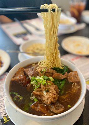 Beef Stew Noodle in Soup.