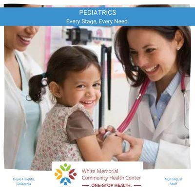 Pediatrics: Well-Baby, Well-Child, preventive, behavioral, and oral health services. Addressing every aspect of their health journey.