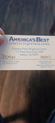 America's Best Contacts & Eyeglasses