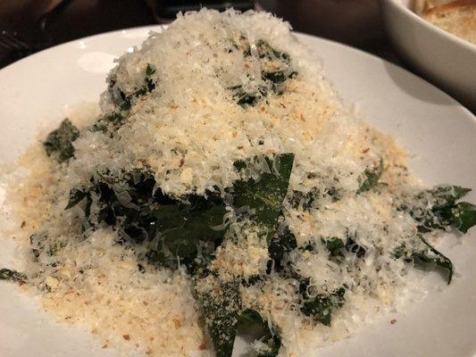 Kale showered in Pecorino. We should all be so lucky.