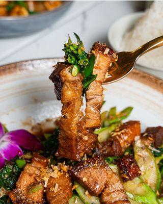 Crispy pork belly