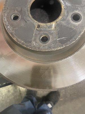 Glazed rotor