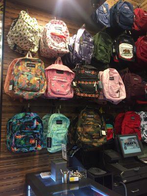 Backpacks...