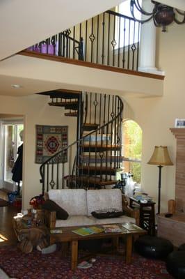 Custom Spiral Staircase.