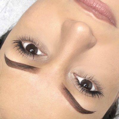 Right after Ombré Powder Brow, results healed will fade by 30-50%.