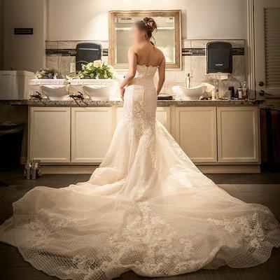 We specialize in wedding gown alterations. Please check out our instragram @baybrooktailoralterations!