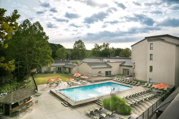 Our outdoor salt-water pool