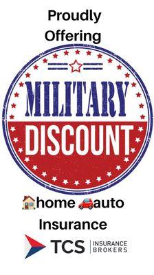 Proudly offering Military Discounts!