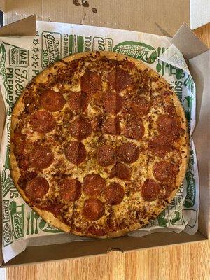 Pepperoni pizza