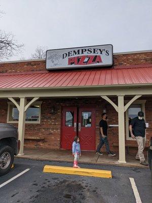 Front of the restaurant