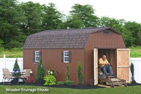 A 10x20 MaxiBarn Wooden Storage Shed from the Amish-Mennonite owned Sheds Unlimited. Buy one direct from PA.