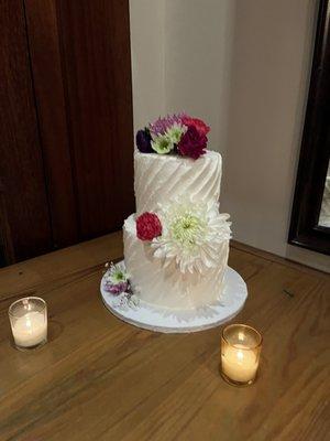 Chocolate wedding cake