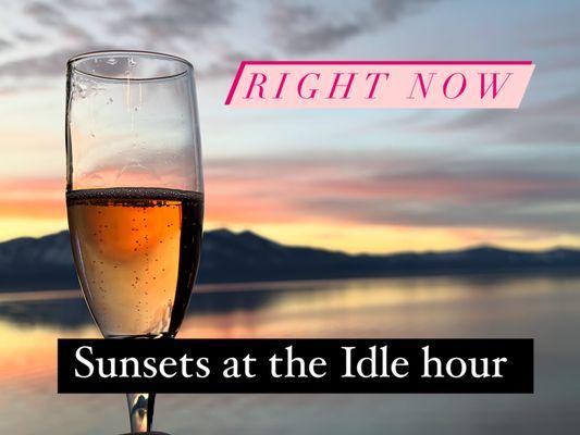 Sunsets - from the Idle Hour