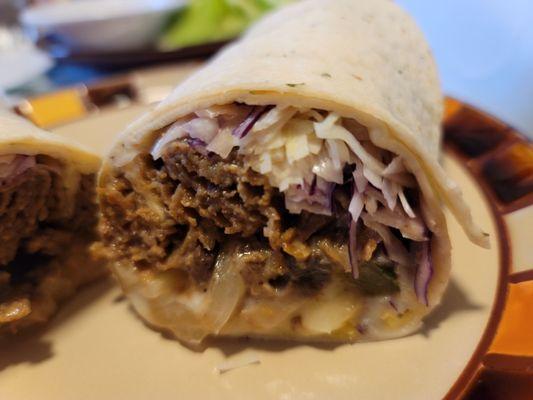 Beef Bulgogi Chicken Wrap. Really amazing!