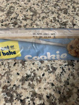 Purchased expired cookie dough