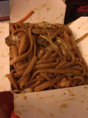 Chicken lo mein