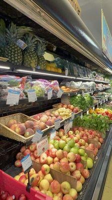 Fresh produce: local fruits and veggies