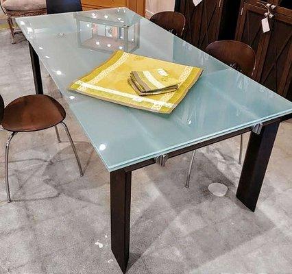 Roches Bobois glass table