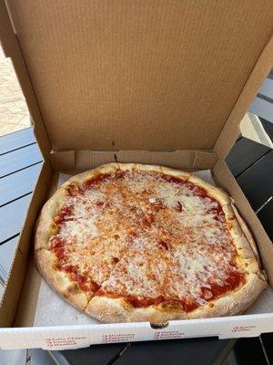 "16" Cheese Pizza @ $20 (07/22)