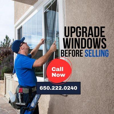 Upgrade your windows to save on energy, reduce noise and increase your home Value.