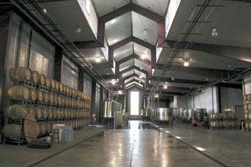 Interior of Winery in San Luis Obispo. Andre was Project Coordinator and Purchasing Manager, Charlie was the Superintendent.