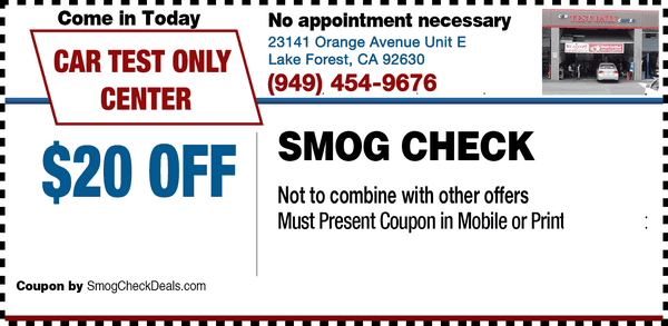 Smog check near me