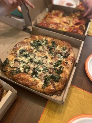 Porchetta Pizza Soppressata Pie