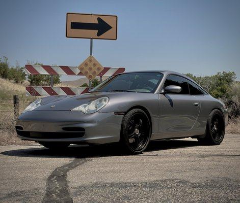 Porsche 911 Targa tinted and ceramic coated by InDepth Detailing.