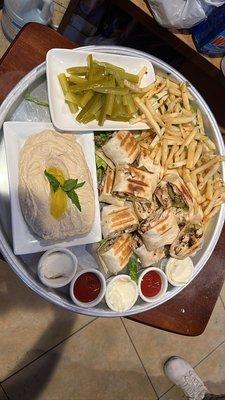 Shawarma family platter