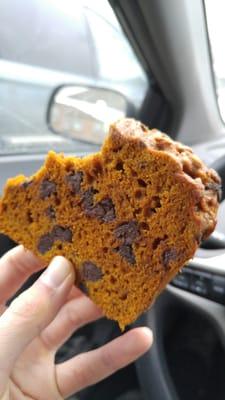 Pumpkin Chocolate Chip Bread.